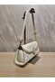 Stylish Women's Chain Detailed Quilted Double Strap Shoulder and Crossbody Bag