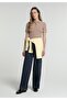 Slim Fit Polo Collar Striped Women's Multicolor Short Sleeve T-Shirt - 3