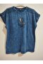 Summer Washed, Stone-Washed 95% Cotton Anti-Sweat, Fabric, Stylish Blouse