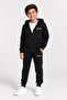 Forever Lettering Printed Zippered Boys' Top and Bottom Tracksuit Set - 2