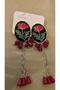 Earring ethnic flower detailed brand model - 4