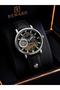 Automatic Special Premium Leather Cord Men's Wristwatch 5 Atm Water Resistant 2 Year Warranty Rw.Ws05