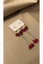 Earring ethnic flower detailed brand model - 3