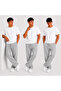 3-Piece Men's Sweatpants and Top Set, Lightweight and Breathable Fabric Combination - 2