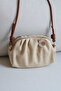 Drawstring Hand and Shoulder Bag with Pleated Design and Adjustable Strap, Stylish Women's Bag En26 Size13 - 4
