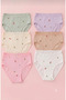 6 Piece Girls' Underwear - Top and Bottom Set - 4