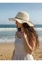 Women's Hand Knitted Detailed Hat Beach Hat - 5