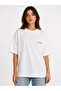 Unisex Women's and Men's T-Shirt with Written Logo, Front Print, Oversize, Thick Fabric, Comfortable Cut, Cotton T-Shirt - 2