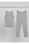 Women's Chick Print Shorts and Strap Cotton Lycra Camisole Bamboo Pajama Set - 5