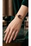 Women's Steel Watch Gold Color & Burgundy Dial Premium Stone Vintage Watch Old Money Elegant Stylish Luxury Women's Wristwatch Limited Edition 2026 - 5