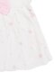 Baby Girl Ecru Pink Scalloped Baby Collar Polka Dot Dress - 4