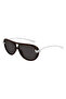 Bv1418S 002 Knot Aviator Havana Gray Women's Sunglasses