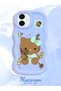 Samsung Galaxy A06 Compatible Case Camera Protector Blue Silicone Couple Phone Case Kitty Pattern - 2