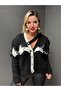 Women's Wool Special Design Degaje Cardigan with Degajeli - 3