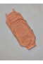 3-Piece Rope Strap Salmon Color 100% Cotton Baby Bodysuit with Snap Fasteners - 7