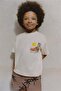Boy's Printed Holiday Concept Top and Bottom Set - T-Shirt - Shorts Set - 3