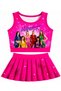Manifest Pink Skirt Blouse Bottom Top 2-Piece Set Shorts Skirt Girls' Bottom Top Set Manifest Zoktay Black Blue Wig - Face Stone Set Party Concert Birthday Beach Wear - 3