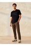 Men Slim Fit Crew Neck Short Sleeves Typographic Print T-shirt - 3