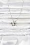 316L Steel Chain Silver Color Openable Clover Model Women's Necklace - 3