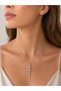 316L Steel Chain Silver Color Sword Model Women's Necklace - 2