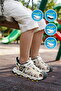 Khaki Velcro Mesh Lightweight Boys' Sandals Suv F