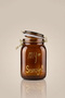 Amber Glass Jar with Locking Lid 1500 ml |   Airtight Silicone Sealed Storage Jar - 4