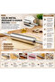 Steel Metal Rolling Pin - Dough Roller 40 cm - 2