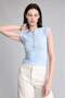 Slim Fit Crew Neck Ribbed Sleeveless T-Shirt H8061Ax26Sm - 3