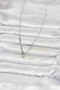 Brass Silver Color Drop Model Women's Necklace - 2