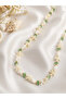 Summer Necklace with Sea Shell and Aventurine Natural Stone - 3