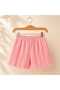 Girl's Ruffle Sleeve Textured Shorts Summer Set - 5