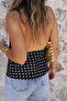 Black Polka Dot Blouse - 4