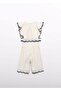 Mayoral Abel Lula Baby Girl Linen Pants Set Cream - 2