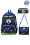 Ultra Luxury Boy's Röveşata Design Primary School Bag with Back Support, Thermal Lunch Box and Pen Holder