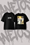 Kendrick Lamar Baby Keem Design Printed Oversize Crew Neck T-Shirt Black
