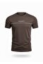 Men's Regular Fit Viscose T-Shirt with Chest Stripes and Embossed Lettering - Premium Anti-Pilling Vortex Fabric