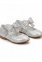 Girl's Shiny Bow Detailed Velcro Orthopedic Ballerinas - 4
