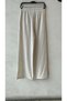 Cream Plant Motif Stone Embroidered Shirt & Wide Leg Pants Set - 7