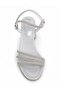 Girl's Glittery Stone Heeled Shoes - 2