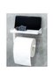 Adhesive Toilet Paper Hanger with Shelf - No Drilling Required Toilet Paper Holder with Shelf - 5