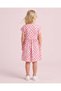 Girls Pink Polka Dot Casual Dress - 8
