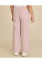 Girls Lilac Bottom Frill Wide Leg Trousers - 7