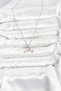 316L Steel Chain Silver Color Fish Tail Model Zircon Stone Women's Necklace - 2