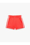 Elastic Waist Cotton Blended Basic Shorts