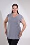 Women's Plus Size Pearl Stone Detailed Blouse - 2
