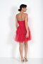 Waist Belted Lined Skirt Layered Tulle Dress - 4