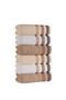 Cotton 6-Piece Hand and Face Towel Set 50X85 cm Daily and Dowry Use Soft Textured Absorbent - 3