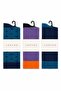 X Patterned Retro Socks Cotton Men's 3-Piece Socket Socks Colorful Casual Socks Comfortable Socks School Socks Gift Socks Sc22760 - 2