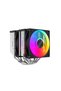 Sama A60L, Black, 2X120Mm Argb Fan, Tower Type Air Cooling, 6 Pieces of Advanced Nickel-Coated Copper Heat Bo - 2