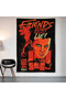 Friends Don'T Lie – Stranger Things Wall Covering Wall Tapestry First Quality Satin Fabric Poster